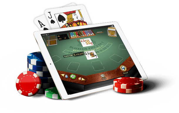 Blackjack online casino, juego de azar, juego de cartas